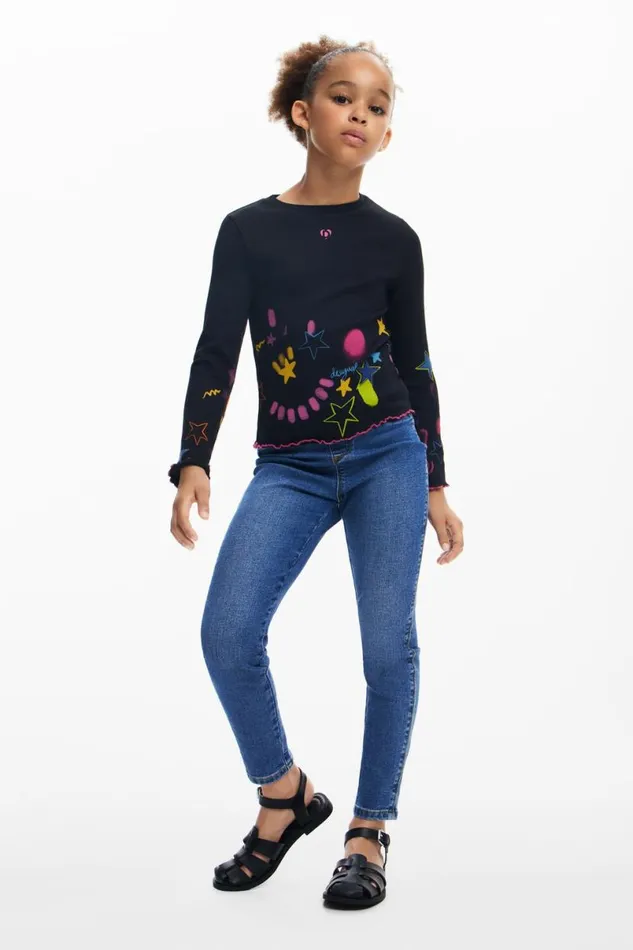 Kids Tshirts And Shirts Desigual Star Print Sweater