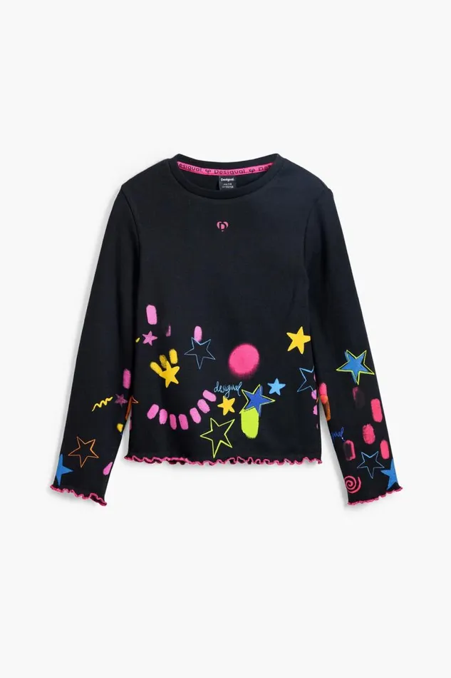 Kids Tshirts And Shirts Desigual Star Print Sweater