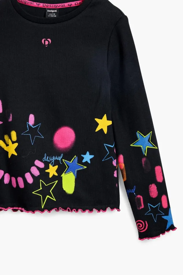 Kids Tshirts And Shirts Desigual Star Print Sweater