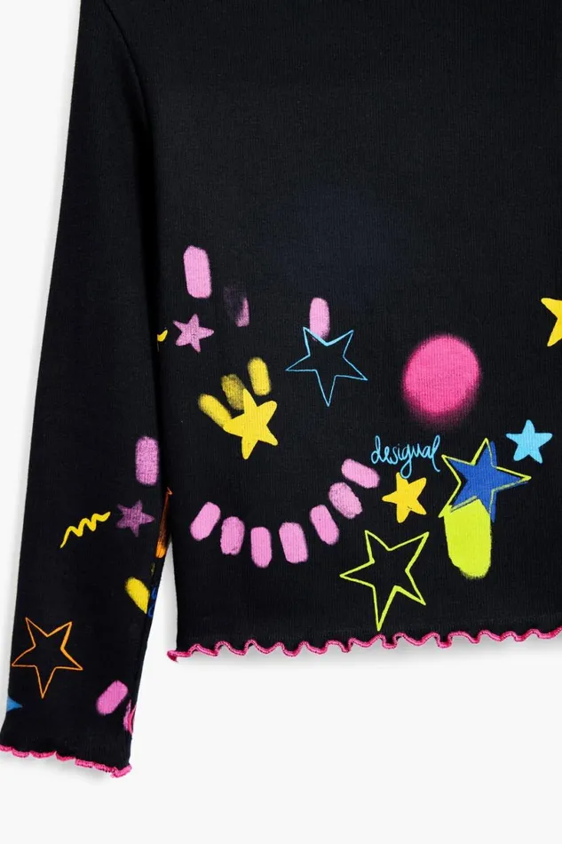 Kids Tshirts And Shirts Desigual Star Print Sweater