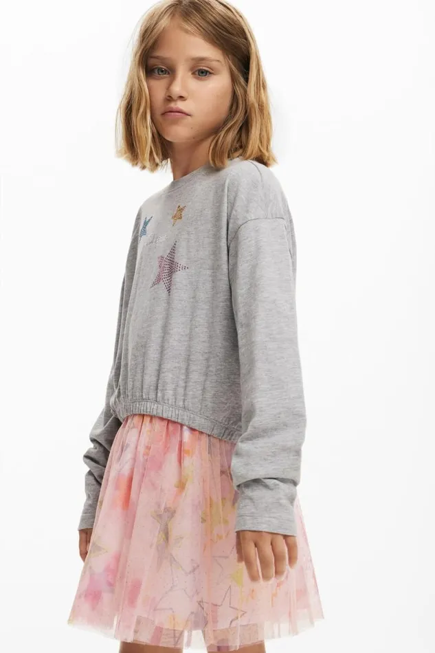 Kids Tshirts And Shirts Desigual Strass Star Tshirt