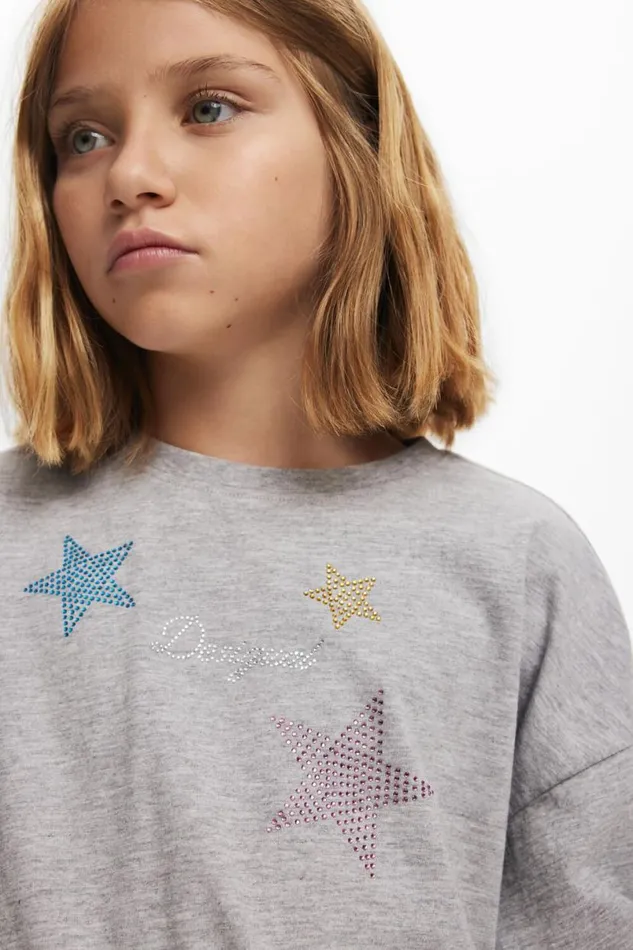 Kids Tshirts And Shirts Desigual Strass Star Tshirt