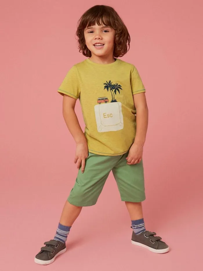 Kids TROUSERS and SHORTS White Stuff Cole Chino Short Mid Green