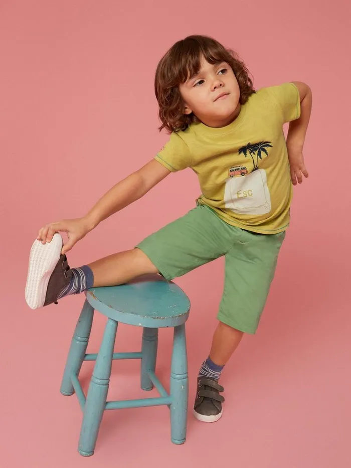 Kids TROUSERS and SHORTS White Stuff Cole Chino Short Mid Green