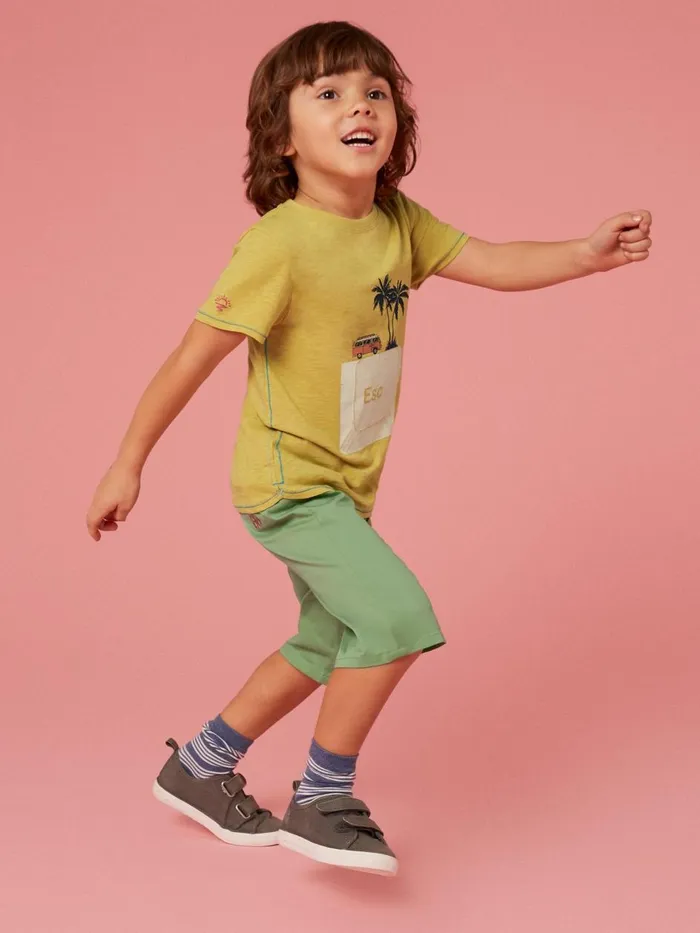 Kids TROUSERS and SHORTS White Stuff Cole Chino Short Mid Green