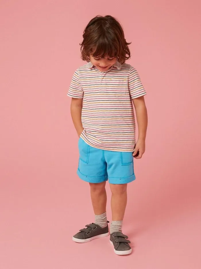 Kids TROUSERS and SHORTS White Stuff Jersey Short Bright Blue