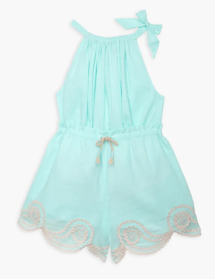 Kids Zimmermann Clothing Waverly Ric Rac Short Blue