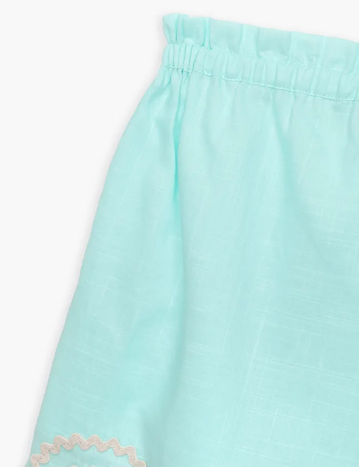 Kids Zimmermann Clothing Waverly Ric Rac Short Blue