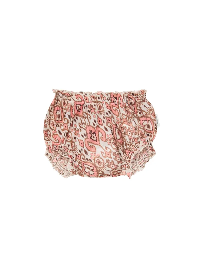 Kids Zimmermann Clothing Wylie Bloomer Peach Ikat