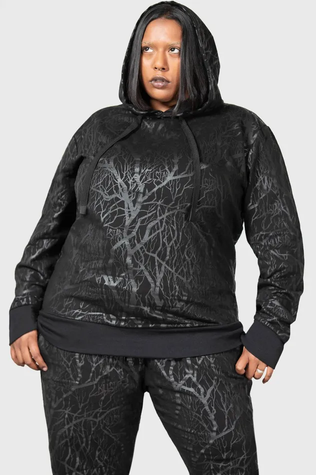 Killstar Athleisure Women Wicked Woods Watcher Hoodie