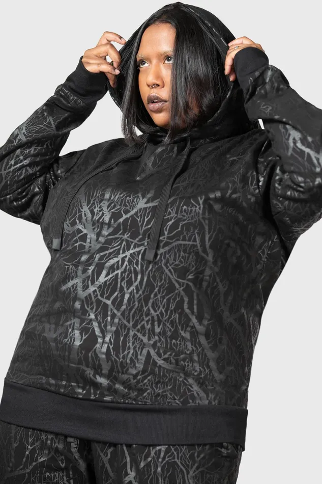 Killstar Athleisure Women Wicked Woods Watcher Hoodie