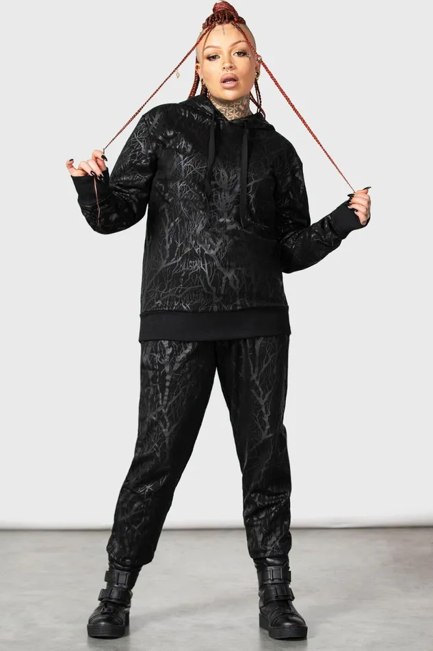 Killstar Athleisure Women Wicked Woods Watcher Hoodie