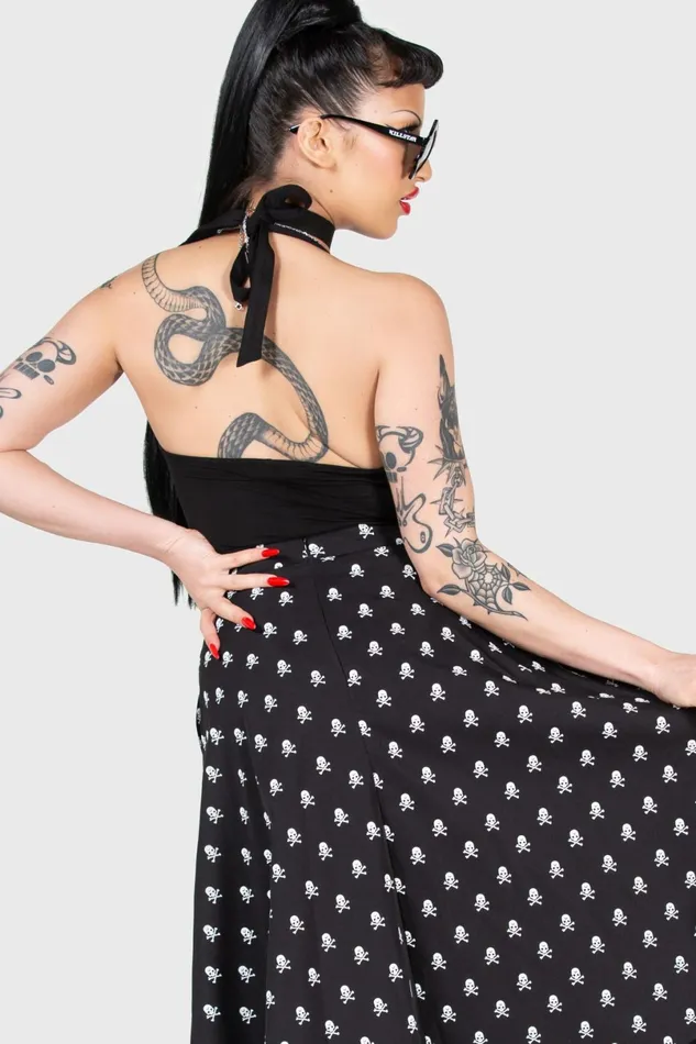 Killstar Basics Women Real Gone Halter Top