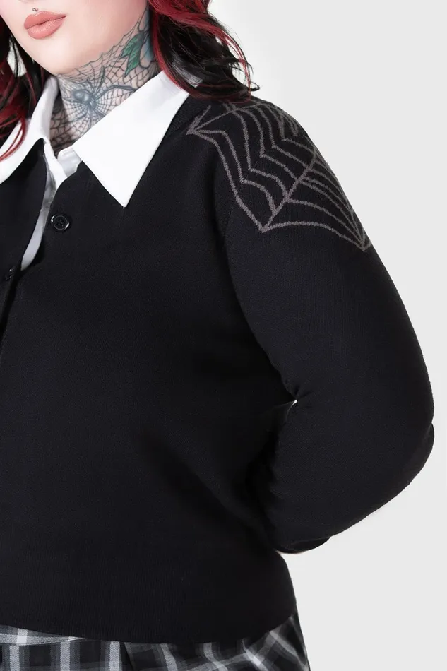 Killstar Cardigans Women Web With It Cardigan