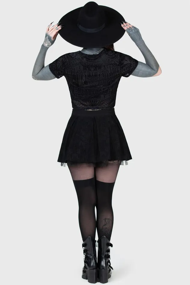 Killstar Crop Women Chapel Of Hatred Crop Top