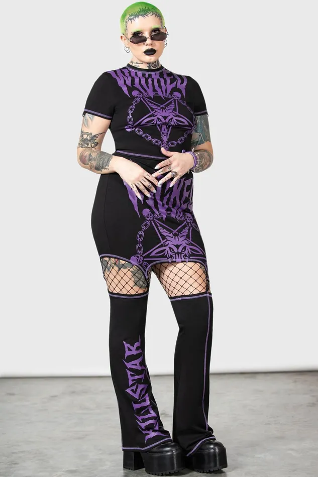 Killstar Crop Women Charnel Top