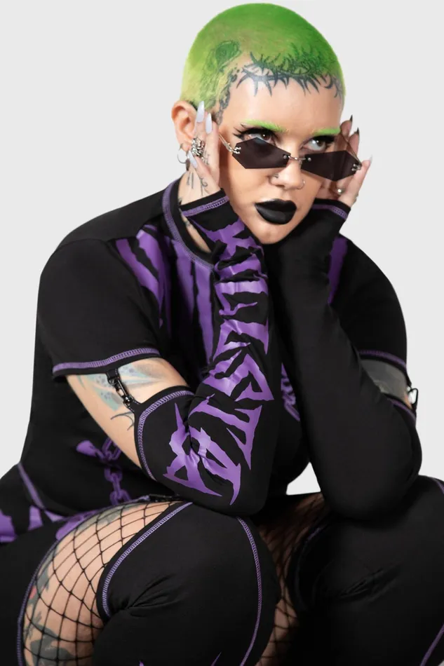Killstar Crop Women Charnel Top