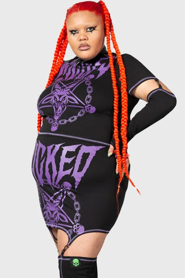 Killstar Crop Women Charnel Top