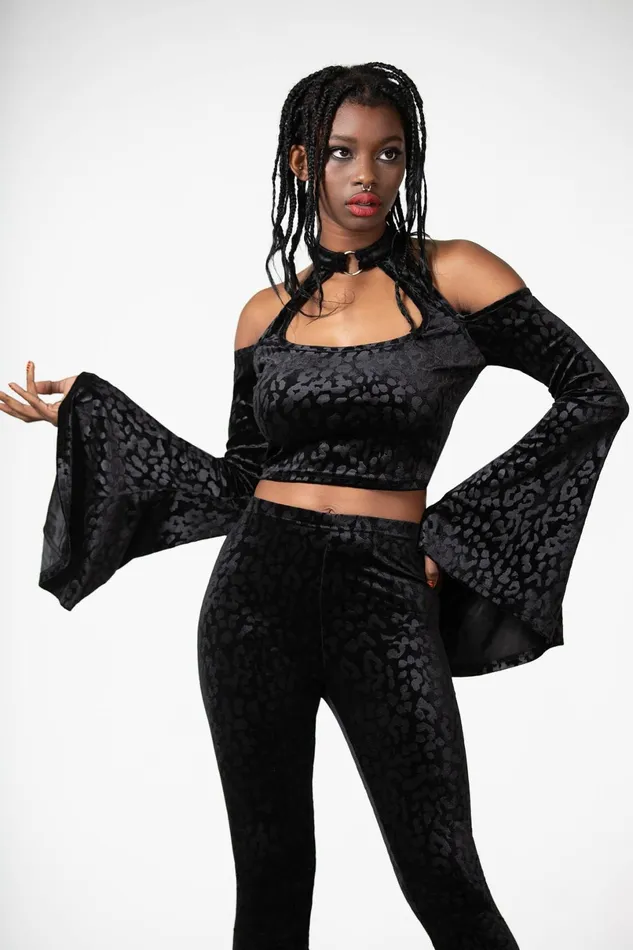 Killstar Crop Women Felinology Crop Top B