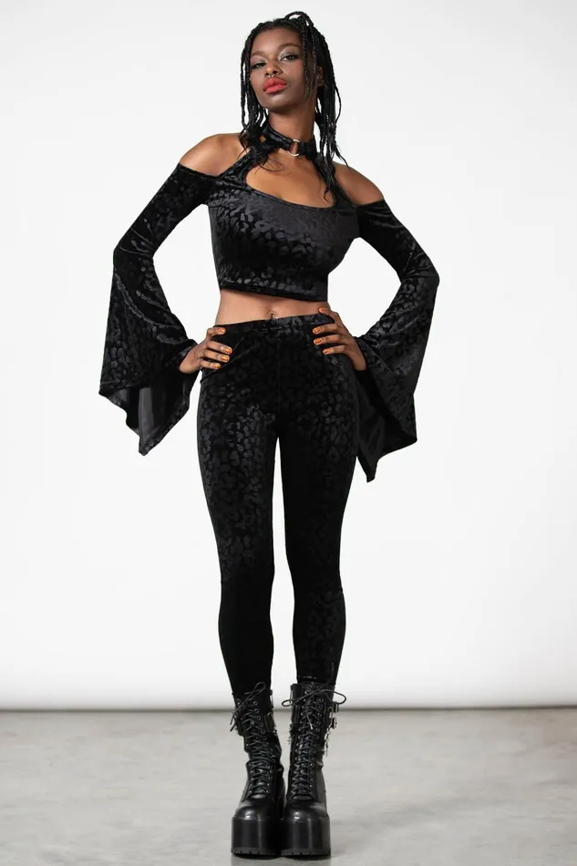 Killstar Crop Women Felinology Crop Top B