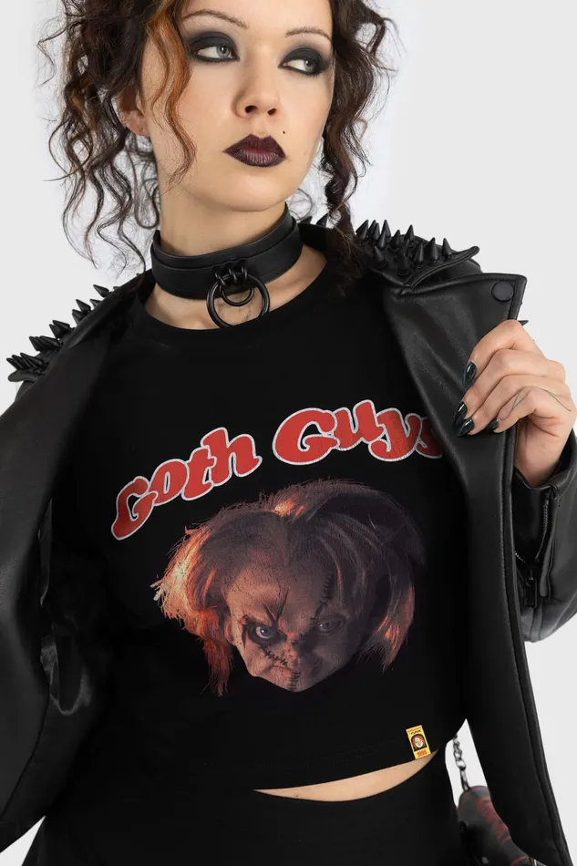 Killstar Crop Women Goth Guys Shrunken T Shirt