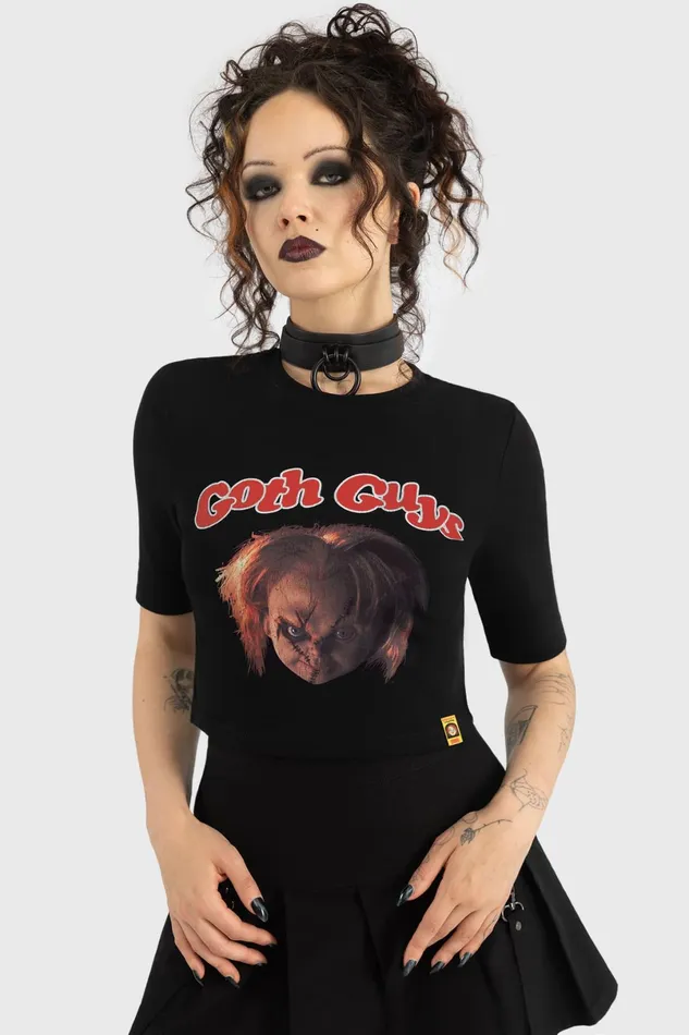 Killstar Crop Women Goth Guys Shrunken T Shirt