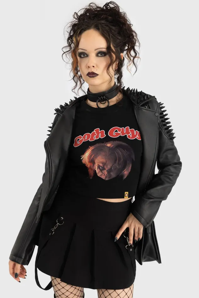 Killstar Crop Women Goth Guys Shrunken T Shirt