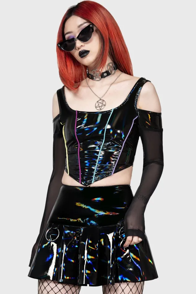 Killstar Going Out Women Midnight039s Magic Corset Top