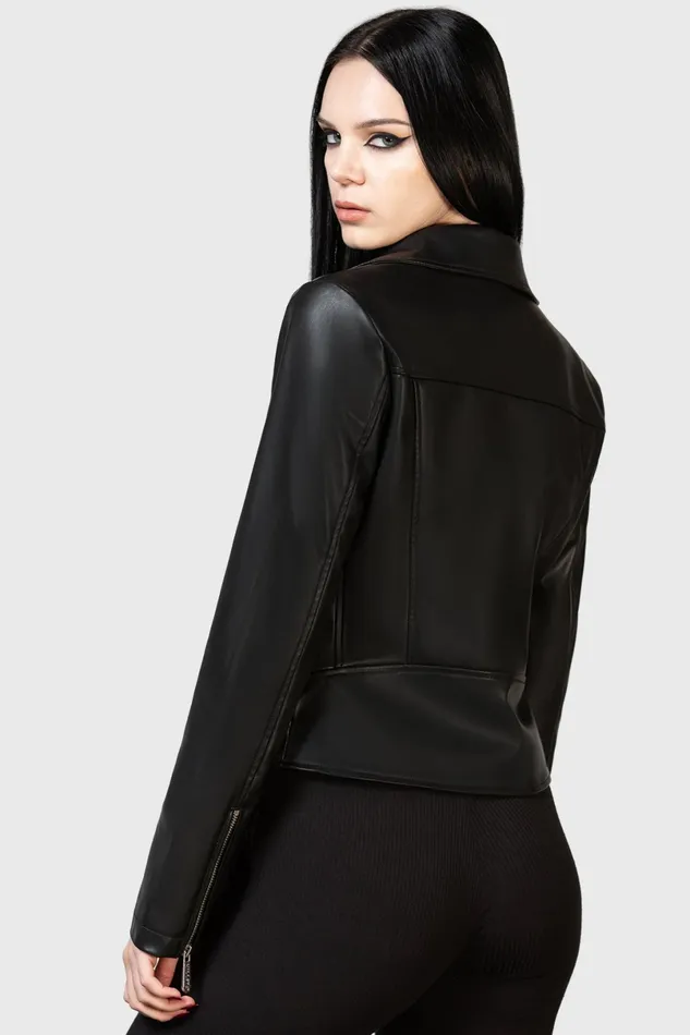 Killstar Jackets and Coats Women Night Wrath Biker Jacket