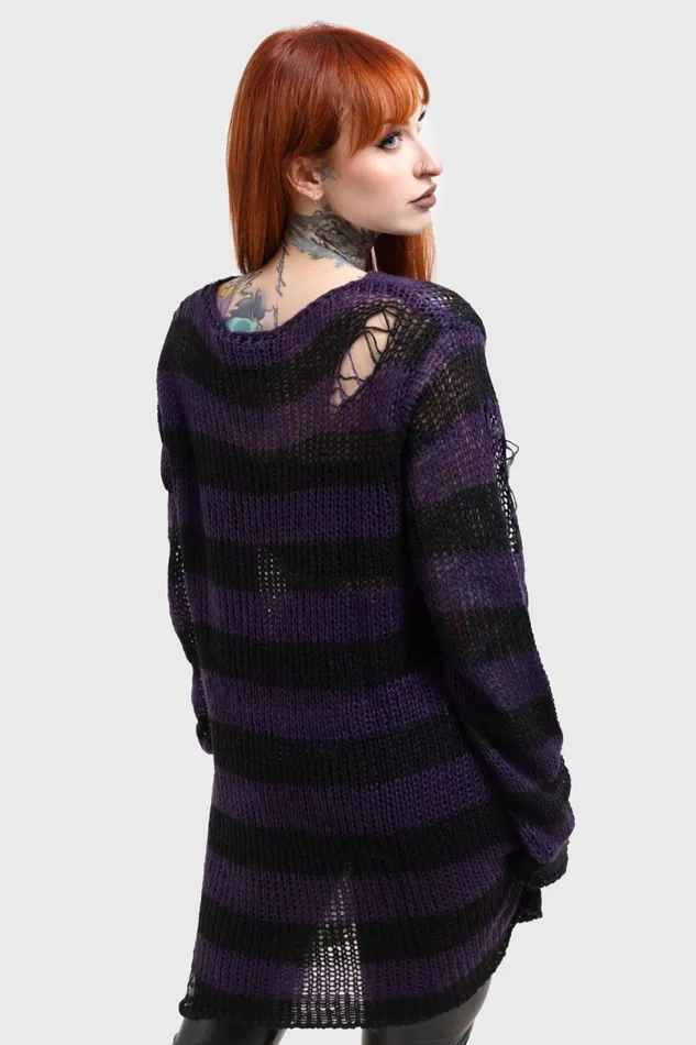 Killstar Knitwear Men Graph Knit Sweater