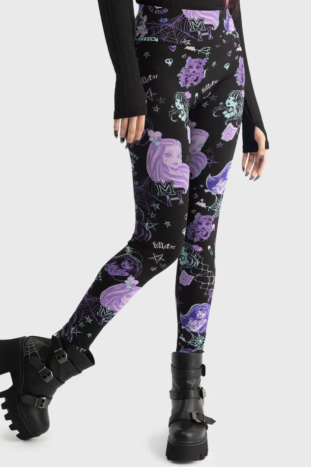 Killstar Leggings Women Lets Bolt Leggings