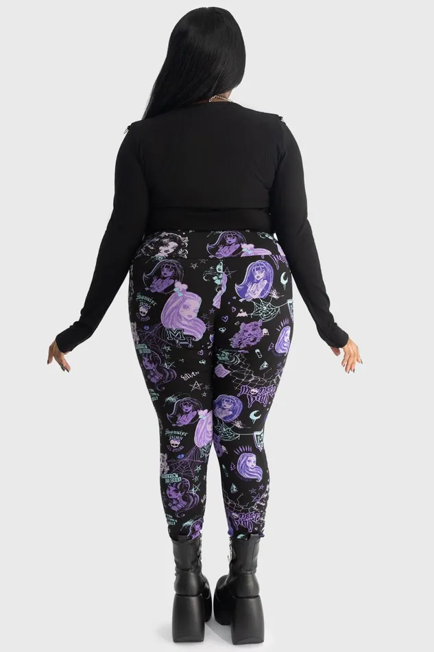 Killstar Leggings Women Lets Bolt Leggings