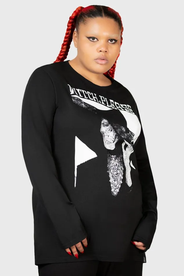 Killstar Long Sleeves Men Wytch Gaze Long Sleeve Top