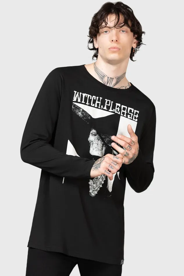 Killstar Long Sleeves Men Wytch Gaze Long Sleeve Top
