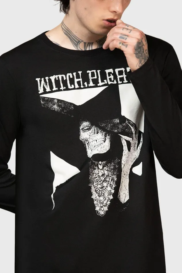 Killstar Long Sleeves Men Wytch Gaze Long Sleeve Top