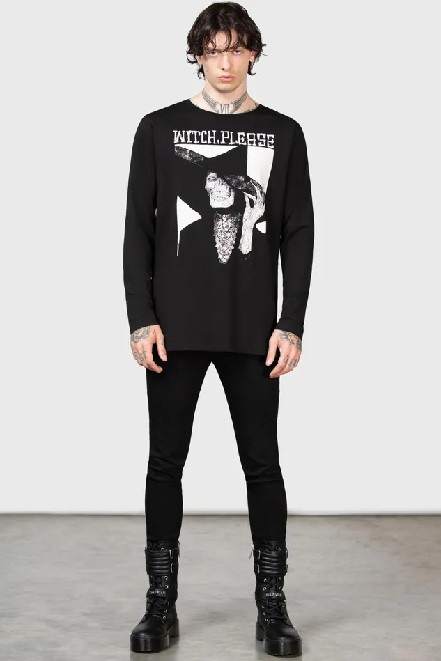Killstar Long Sleeves Men Wytch Gaze Long Sleeve Top