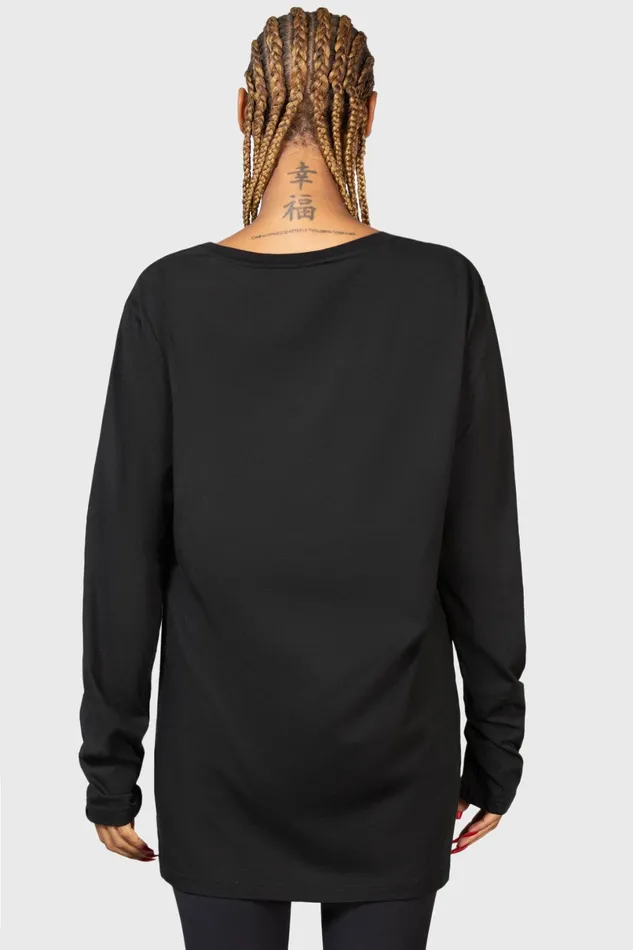 Killstar Long Sleeves Men Wytch Gaze Long Sleeve Top