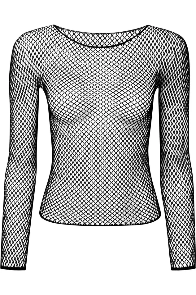 Killstar Long Sleeves Women Hellrazor Fishnet Top B
