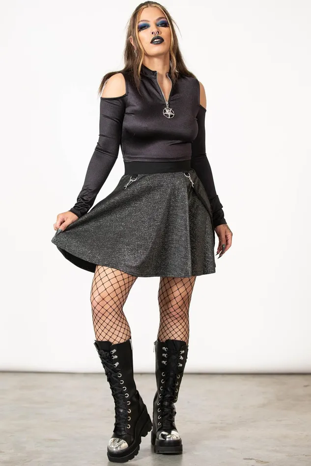 Killstar Long Sleeves Women Knavery Top