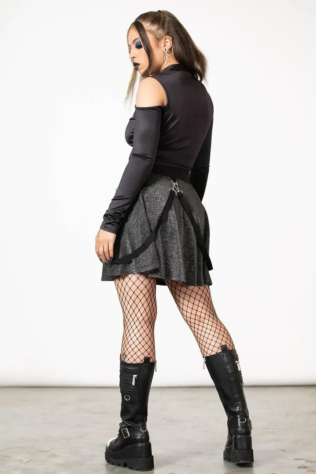Killstar Long Sleeves Women Knavery Top
