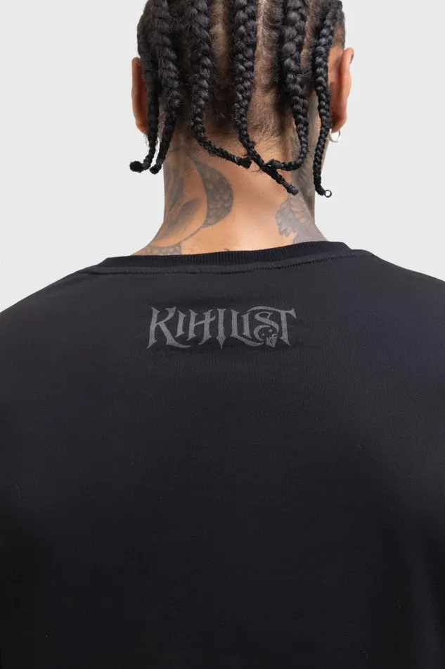 Killstar Long Sleeves Women Lunar Crescent Long Sleeve Top