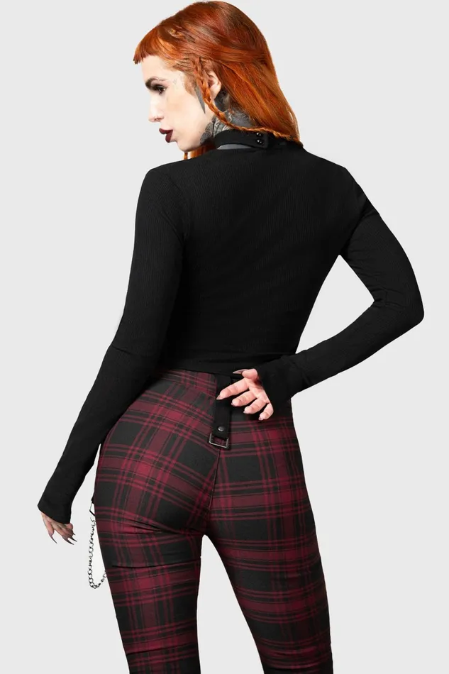 Killstar Long Sleeves Women Starcanum Top