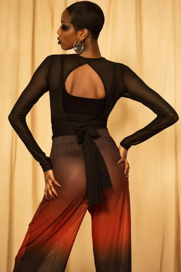 Killstar Long Sleeves Women Sunset Wrap Top