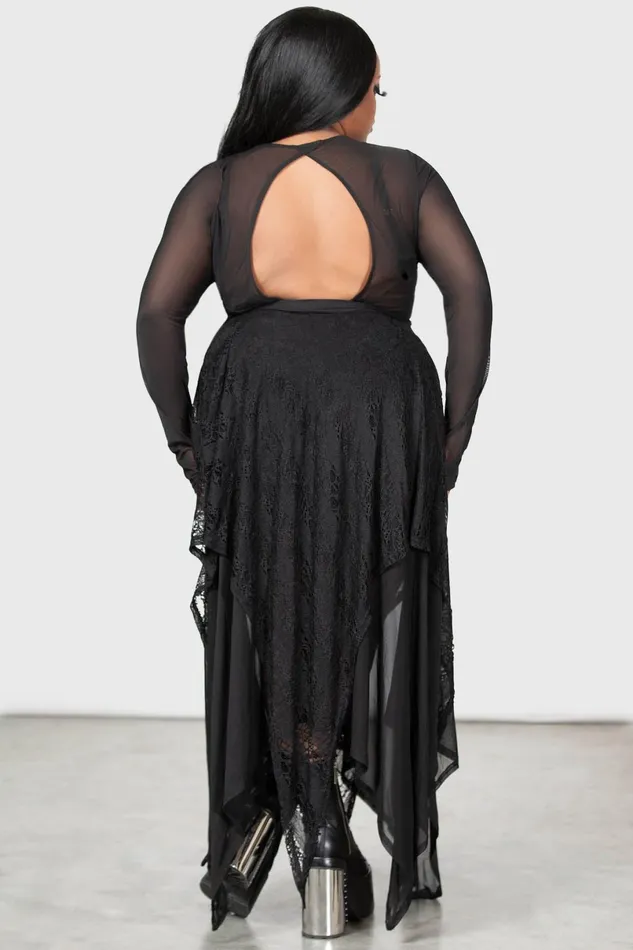 Killstar Long Sleeves Women Sunset Wrap Top