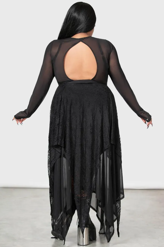 Killstar Long Sleeves Women Sunset Wrap Top