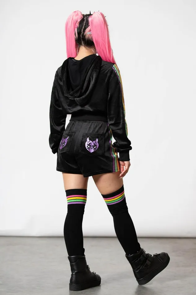 Killstar Loungewear Women Coven Chill Velour Hoodie