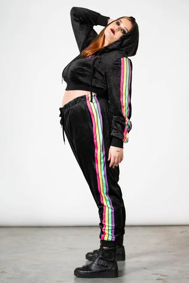 Killstar Loungewear Women Coven Chill Velour Hoodie