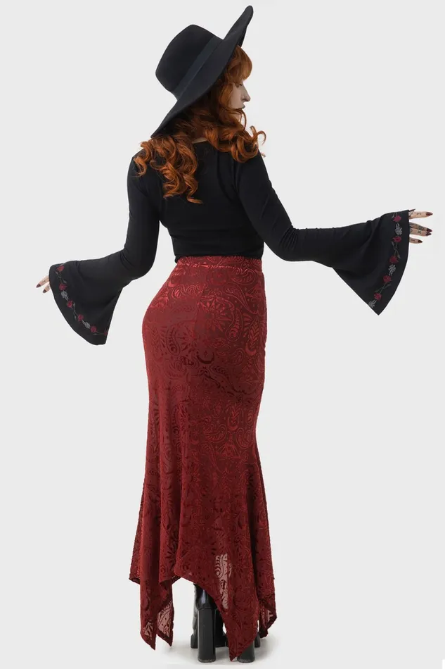 Killstar Maxi Skirts Women Lepidoptera Maxi Skirt