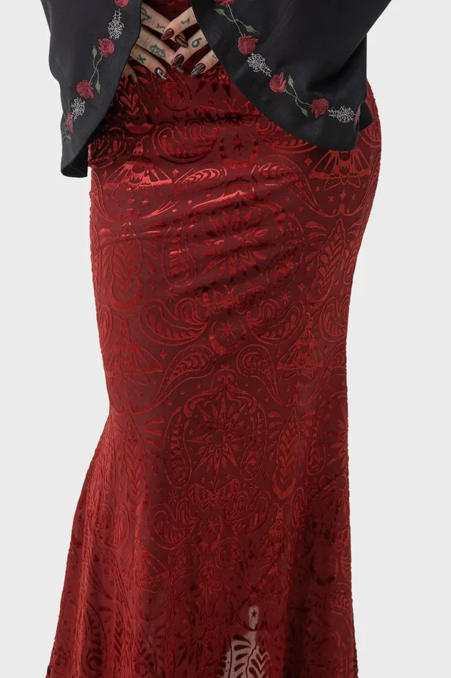 Killstar Maxi Skirts Women Lepidoptera Maxi Skirt