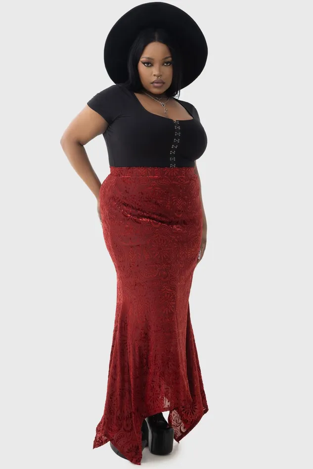 Killstar Maxi Skirts Women Lepidoptera Maxi Skirt